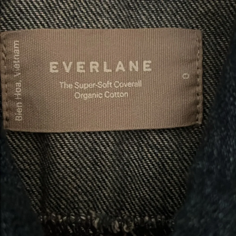 Everlane The Short Sleeve Denim Cover All Jumpsuit Size 0